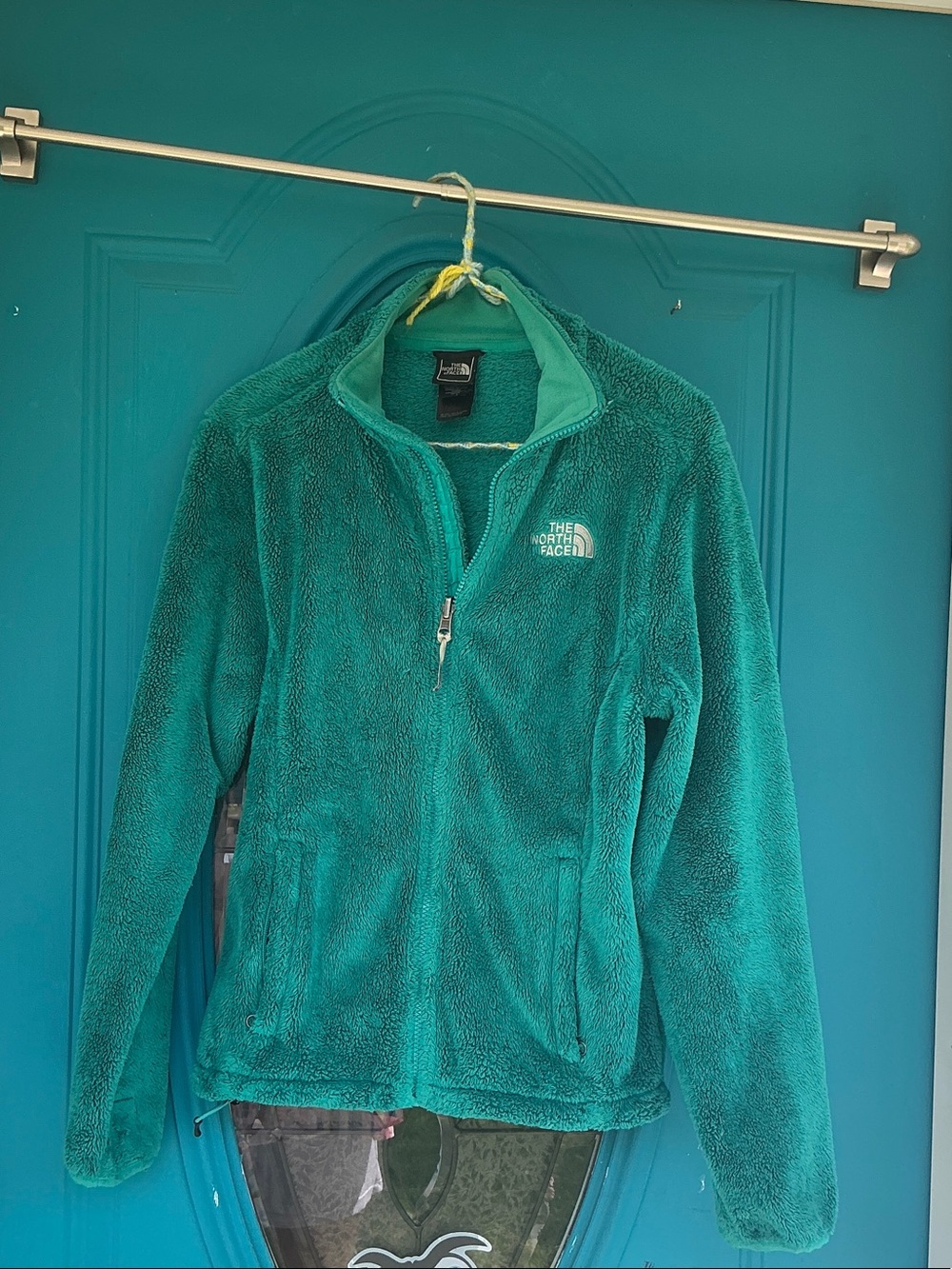 The North Face Teal Fleece Zip Jacket